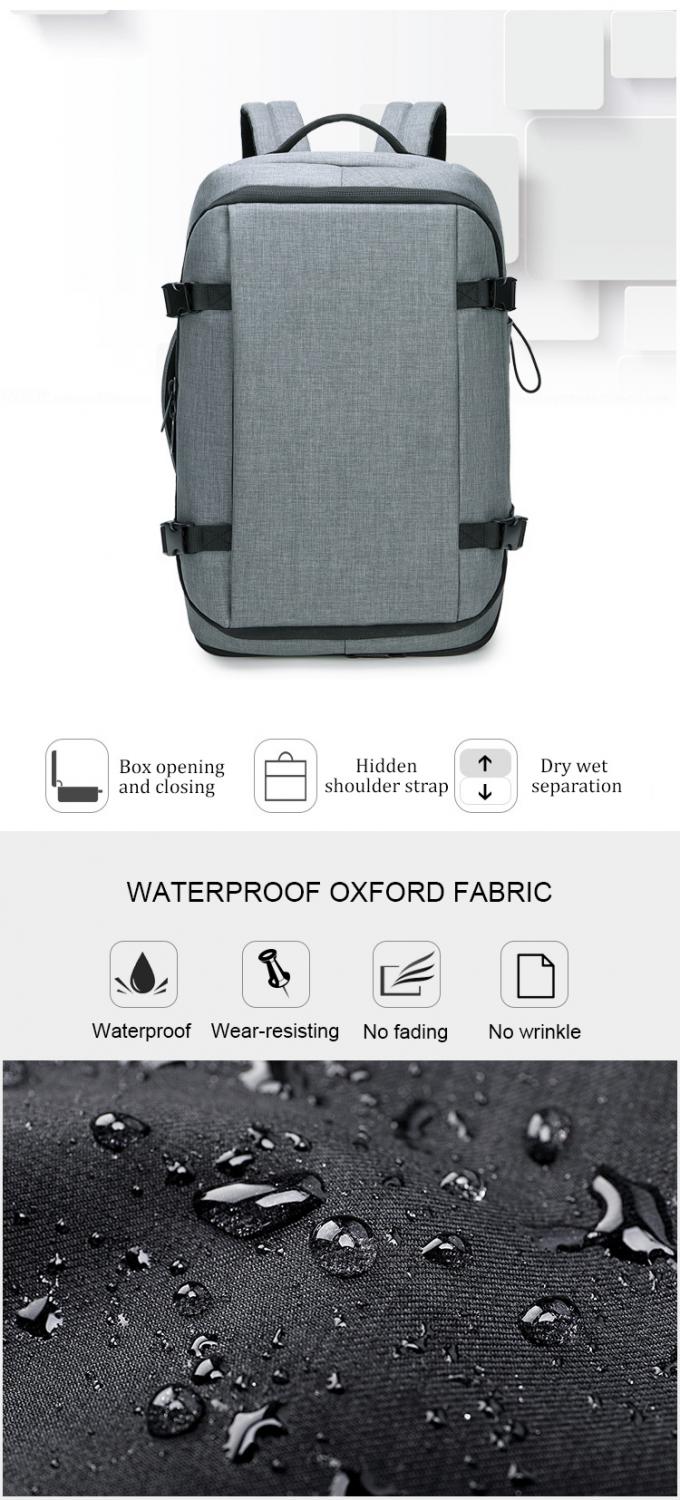 20-35L Waterproof Travel Laptop Backpack With Charger OEM ODM 1