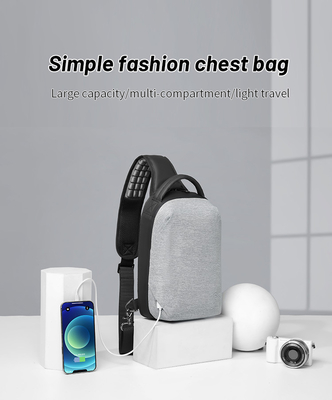 All Seasons 6L Oxford Textile Chest Sling Bags 17*10*30cm