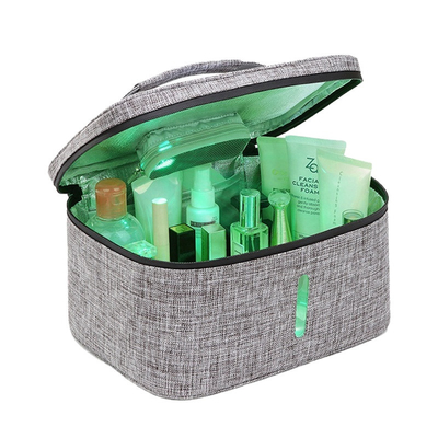 Waterproof Zipper UV Sterilization Travel Cosmetic Bags Non Toxic Residue