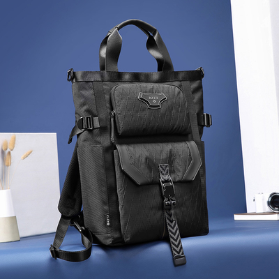 ISO9001 Modern Mens Backpack Interior Slot Pocket 16L Travel Hand Bag 1.1kg