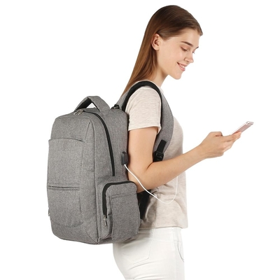 Oxford Diaper Travel Pouch Bag Backpack With Usb Charging Port 0.9kg