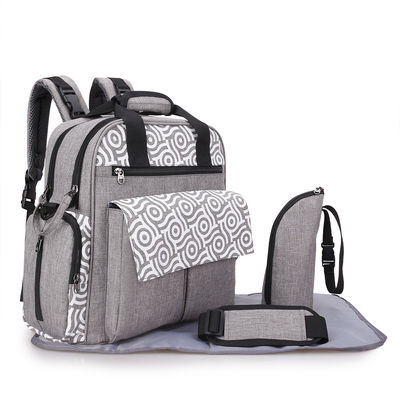 Large Capacity Maternity Mummy Diaper Bag Multi-functional Travel Backpack with Stroller Strap with Changing Station