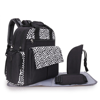 Large Capacity Maternity Mummy Diaper Bag Multi-functional Travel Backpack with Stroller Strap with Changing Station