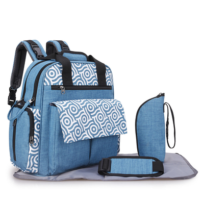 Large Capacity Maternity Mummy Diaper Bag Multi-functional Travel Backpack with Stroller Strap with Changing Station
