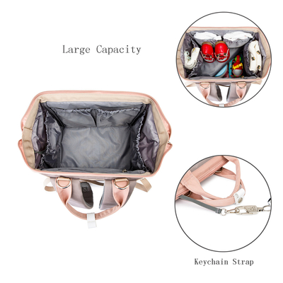 Fashion Mummy Maternity Nappy Bag Diaper Bag Large Capacity Travel Backpack Nursing Bag For Baby Care With Stroller Strap