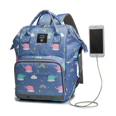 Waterproof Large Capacity Maternity Diaper Bag Mommy Bag Multifunctional Nappy Backpack With Stroller Strap For Mom&Dad