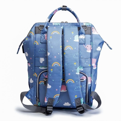 Waterproof Large Capacity Maternity Diaper Bag Mommy Bag Multifunctional Nappy Backpack With Stroller Strap For Mom&Dad