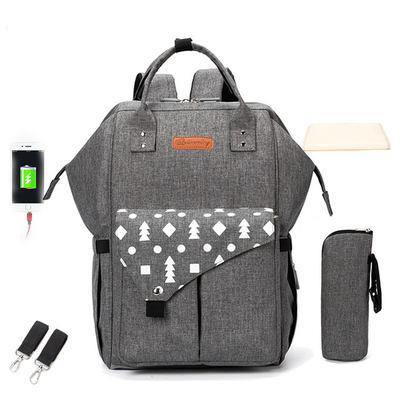Fashion Waterproof Diaper Bags Mummy Maternity Nappy Changing Bag Large Capacity Travel Backpack drop shipping for Mom&Dad