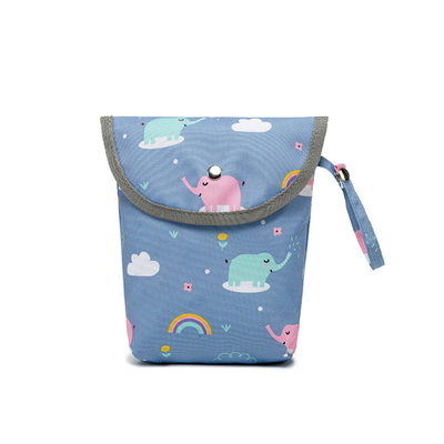 Wholesale Infant Cloth Toilet Diaper Bag Mini Waterproof Wet Dry Package for Baby Nappy Pouch Reusable Bag