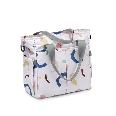ODM OEM Oxford Multi Functional Nappy Shoulder Hand Bag 27*15*25cm