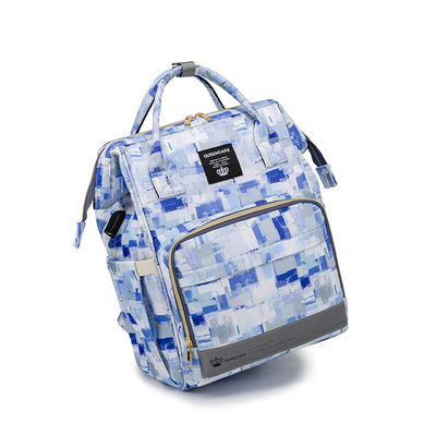 Factory Hot Sell Mommy Outdoor Travel Baby Diaper Bags Large Capacity with Kids Stroller Strap Backpack for Mom Mochila