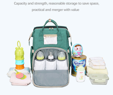 New Baby Diaper Bag Bed Backpack For Mom Maternity Bag For Large Capacity Nursing Bag for Baby Care Upgrade Hooks