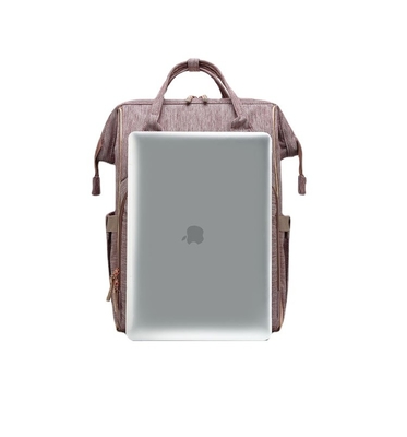 ISO9001 Pink Oxford Cloth Large Capacity Mommy Nappy Bag Backpack