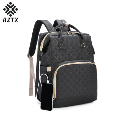 Fashion Mother Bag Portable Light Folding Design Crib Mother Multifunctional Diaper Backpack