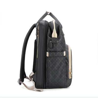 Fashion Mother Bag Portable Light Folding Design Crib Mother Multifunctional Diaper Backpack