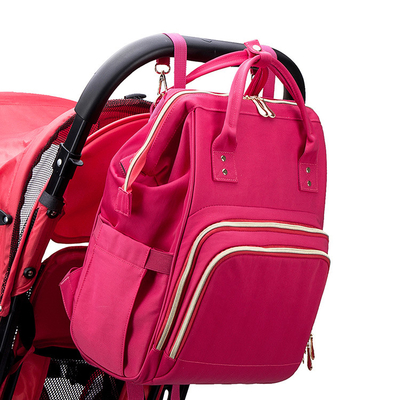 Multifunctional Adventure Diaper Bag Backpack With USB D Buckle Trailer Design