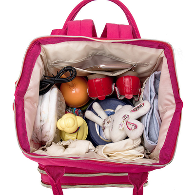 Multifunctional Adventure Diaper Bag Backpack With USB D Buckle Trailer Design