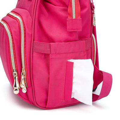 Multifunctional Adventure Diaper Bag Backpack With USB D Buckle Trailer Design
