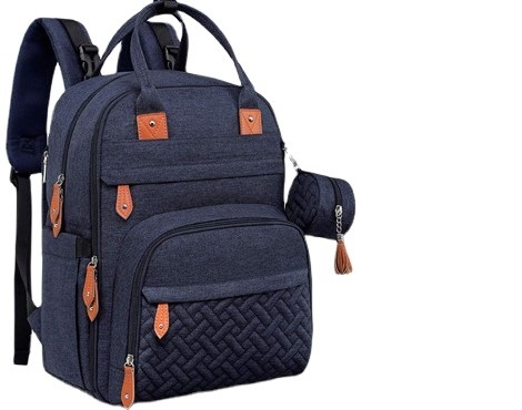Embossing Anti Theft Large Capacity Diaper Bag Backpack 20-35 Litre