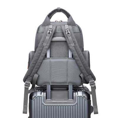 23L Embroidered Large Capacity Diaper Bag Backpack 0.9kg