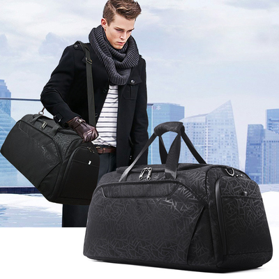 Black Crossbody 55L Duffle Bag Travel Luggage Handbag 1.1KG