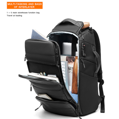 900D Single Layer Film 30L Waterproof Business TSA Lock Backpack 1kg