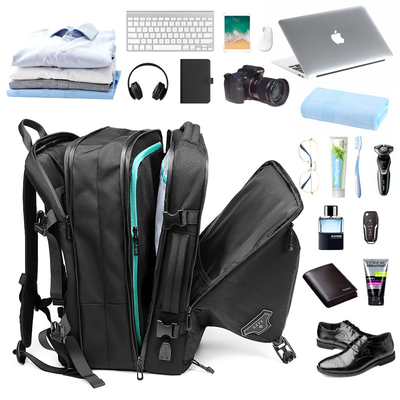 Multifunctional Expansion Boarding Bag Business Laptop Backpack 41*37*15cm