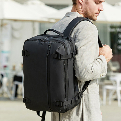 180 Degree Full Open Multi Function Men Business Backpack 35L