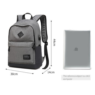 Anti Theft Student School Backpack 18.5L Lightweight Laptop Rucksack