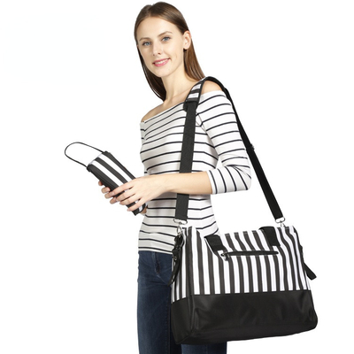 Solid 18L Mommy Diaper Bag Waterproof Shoulder Bags 40*15*30cm