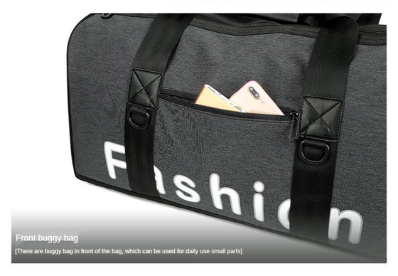 PU Leather Sports Messenger Short Distance Travel Bag 52*25*31cm