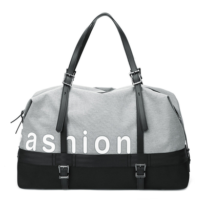Black Gray 16.8L Sports Gym Bag With Shoe Compartment OEM ODM