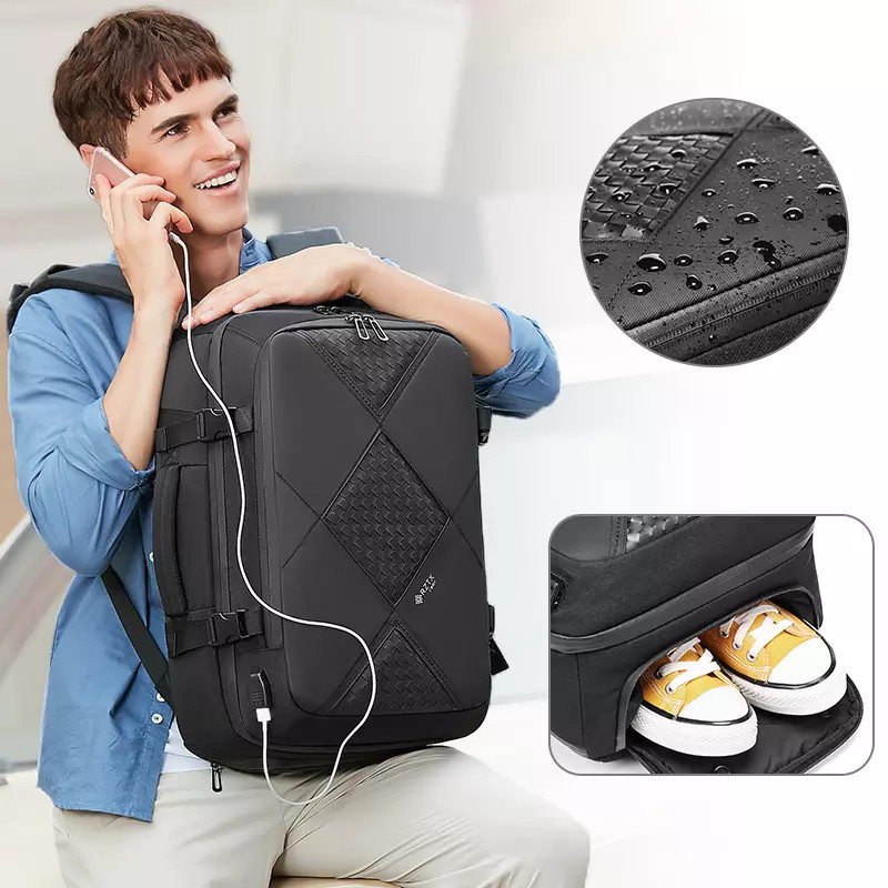 22L-35L Business Multifunctional Travel Bag Backpack Load 15kg