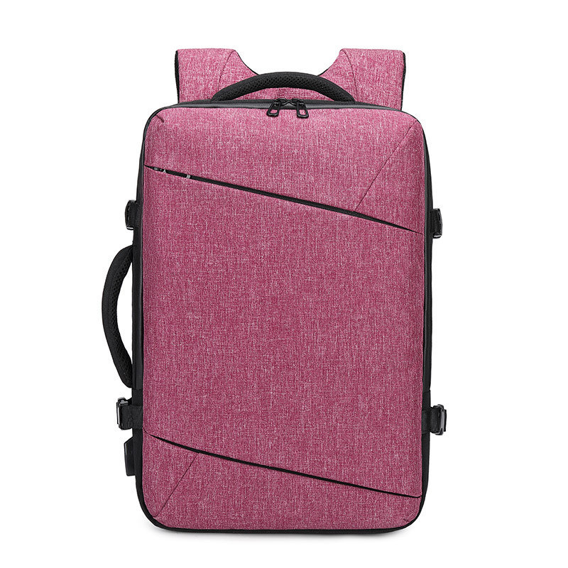 Silk Road Enterprise Top Handle Zipper Business Casual Backpack Polyester Material 20L