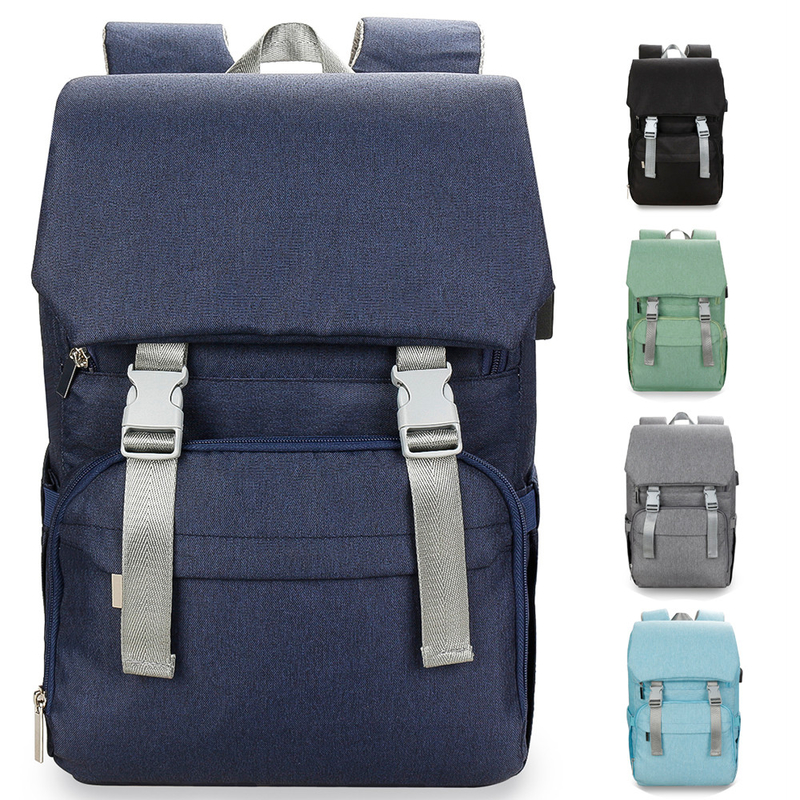 Waterproof Mommy Diaper Bag Large Capacity Backpack Organizer Multifunction Baby Bags With Stroller Strap For Mom&Dad
