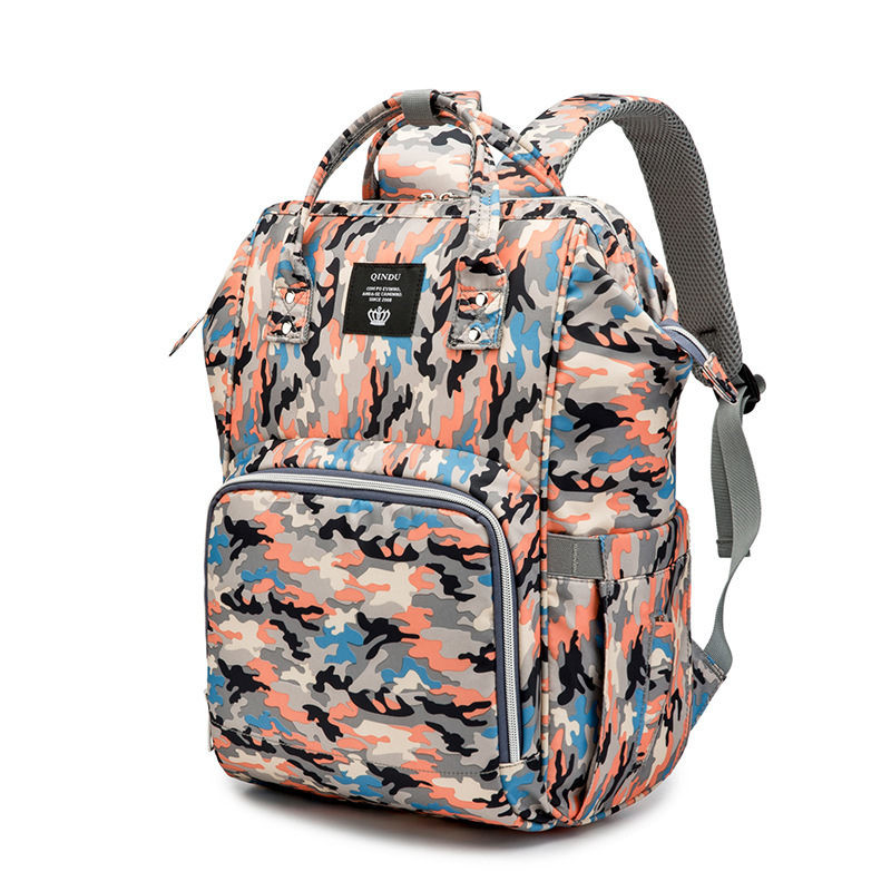 Fashion Mommy Bags Waterproof Oxford Women Backpacks Large Capacity Diaper Bag With Stroller Strap For Baby Care
