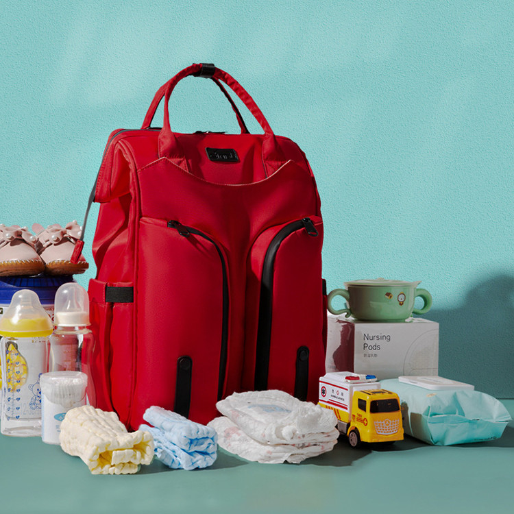 New Mommy Bag Multifunctional Large Capacity Waterproof Maternity Diaper Bag Lightweight Backpack For Mom&Dad