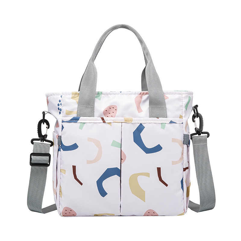 ODM OEM Oxford Multi Functional Nappy Shoulder Hand Bag 27*15*25cm