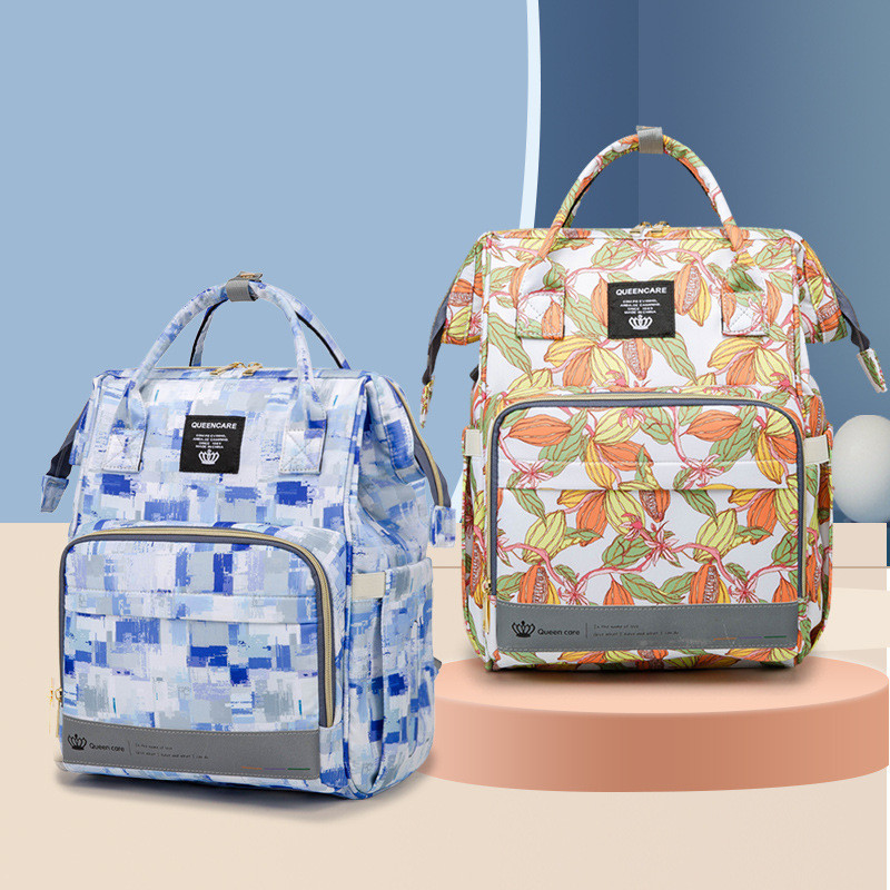 Factory Hot Sell Mommy Outdoor Travel Baby Diaper Bags Large Capacity with Kids Stroller Strap Backpack for Mom Mochila