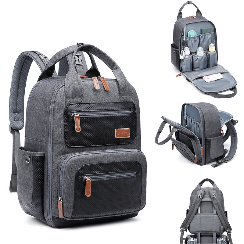 Multifunctional Nappy Backpack Scratch Resistant 23l Mommy Bag Rucksack
