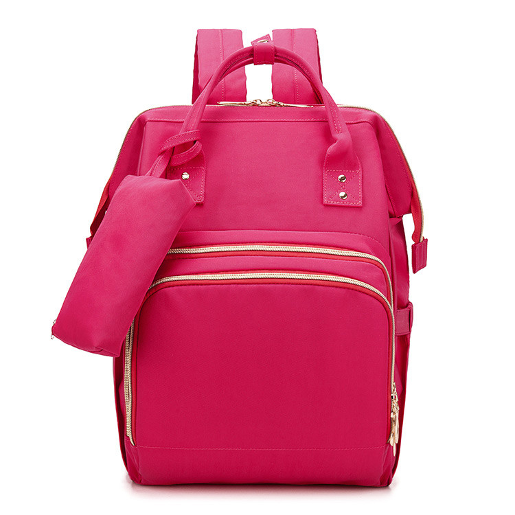 Multifunctional Adventure Diaper Bag Backpack With USB D Buckle Trailer Design