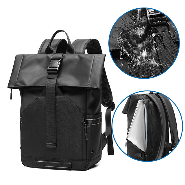 Physiological Curve Back Travel Waterproof Men Business Backpack 20-35 Litre