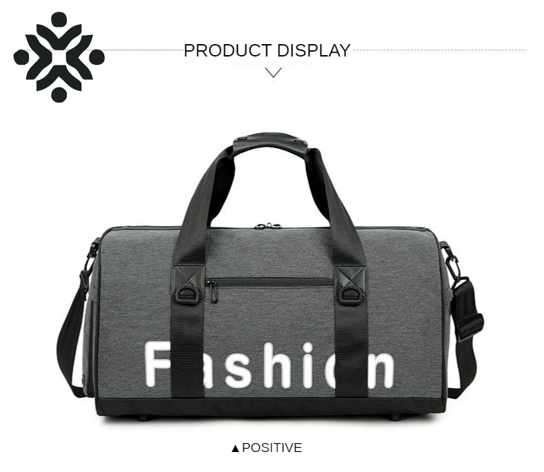 PU Leather Sports Messenger Short Distance Travel Bag 52*25*31cm